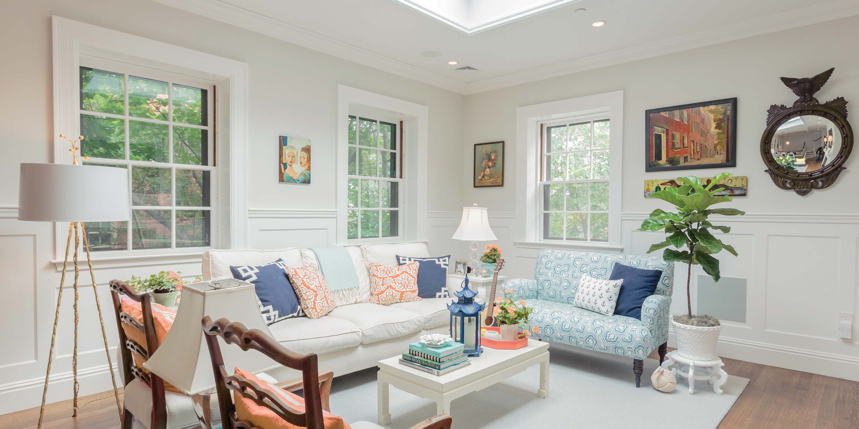  Little Rock AR, arkansas integration company, smart home automation, crestron dealer, living room, warm orange